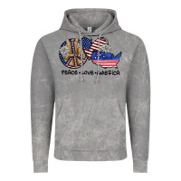 Cloud Rock peace love america Vintage Hoodie - SublimationCraftShop