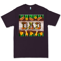 Plum Football Dad Tumbler Premium Tee - BundleAndBundleShop
