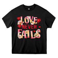 Black Love never fails Heavy Core Tee - FaDigitalArtStudio