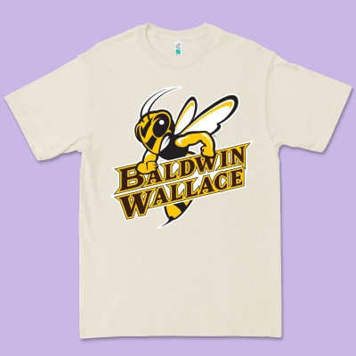 Baldwin Wallace University Yellowjackets Premium Tee Designed By Floraart