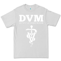 Dove Grey Doctor of Veterinary Medicine DVM Veterinarian Vet Tech Premium Tee - FloraArt