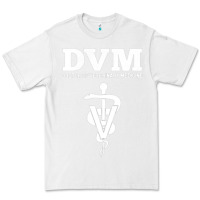 White Doctor of Veterinary Medicine DVM Veterinarian Vet Tech Premium Tee - FloraArt