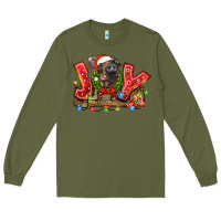 Army Green joy pig Long Sleeve Tee - LillyAllenDesigns