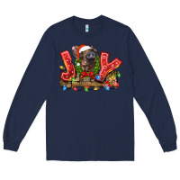Navy joy pig Long Sleeve Tee - LillyAllenDesigns