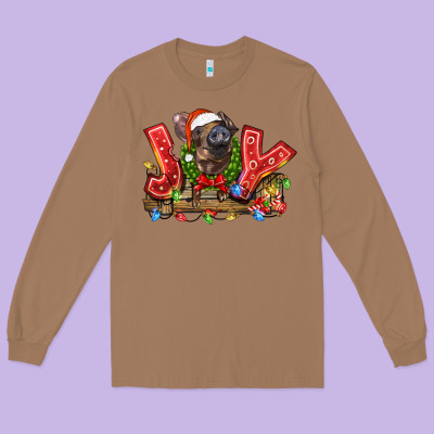 Joy Pig Long Sleeve Tee Designed By Lillyallendesigns