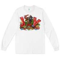 White joy pig Long Sleeve Tee - LillyAllenDesigns