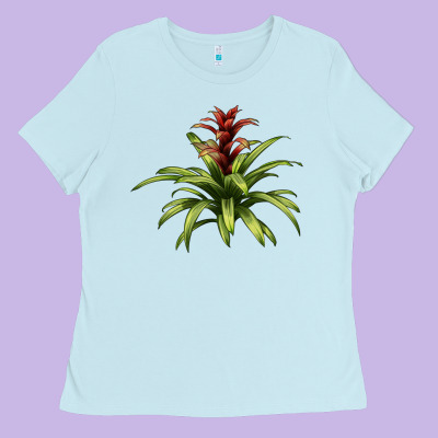 Bromeliads Ladies Tee Designed By Lillyallendesigns