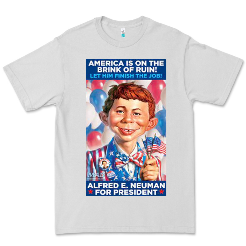 Alfred E. Neuman For President Premium Tee by FloraArt | Teevron