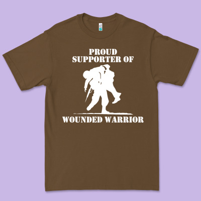 Wounded Warrior Premium Tee Designed By Floraart