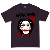 Plum Billy Puppet Saw Jigsaw Inspired Premium Tee - FloraArt
