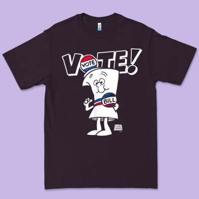 Schoolhouse Rock Vote With Bill With White Type T Shirt Premium Tee Designed By Floraart