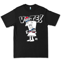Black schoolhouse rock vote with bill with white type t shirt Premium Tee - FloraArt