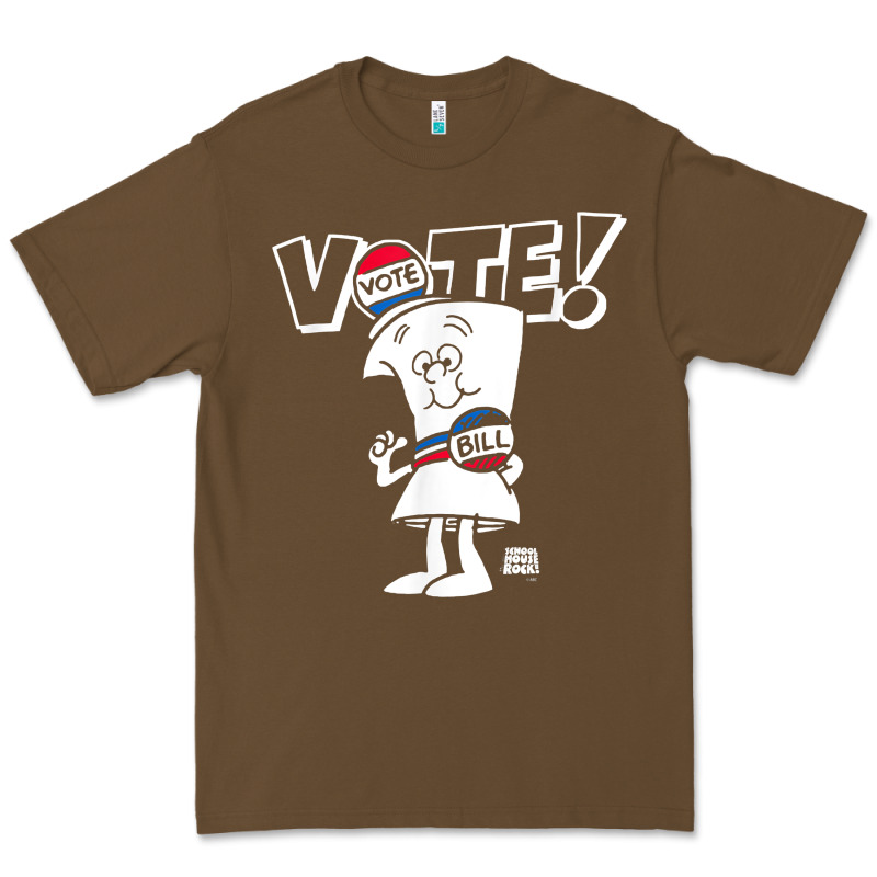 Schoolhouse Rock Vote With Bill With White Type T Shirt Premium Tee by FloraArt | Teevron