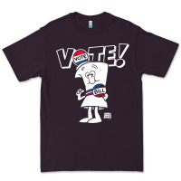 Plum schoolhouse rock vote with bill with white type t shirt Premium Tee - FloraArt
