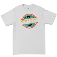 Dove Grey smoke meat not meth funny bbq grill lover meat lover retro Premium Tee - FloraArt