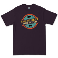 Plum smoke meat not meth funny bbq grill lover meat lover retro Premium Tee - FloraArt