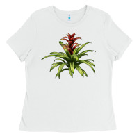 White Bromeliads Ladies Tee - LillyAllenDesigns