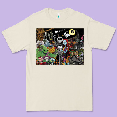 Nightmare Before Christmas Premium Tee Designed By Floraart