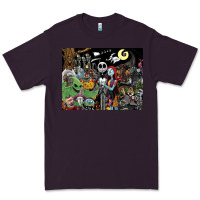 Plum nightmare before christmas Premium Tee - FloraArt