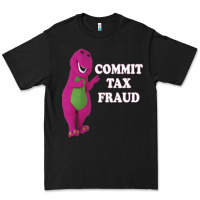 Black commit tax fraud essential Premium Tee - FloraArt