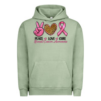 Pigment Oil Green peace love cure Urban Hoodie - RanaPortraitStore