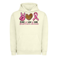 Pigment Pistachio peace love cure Urban Hoodie - RanaPortraitStore