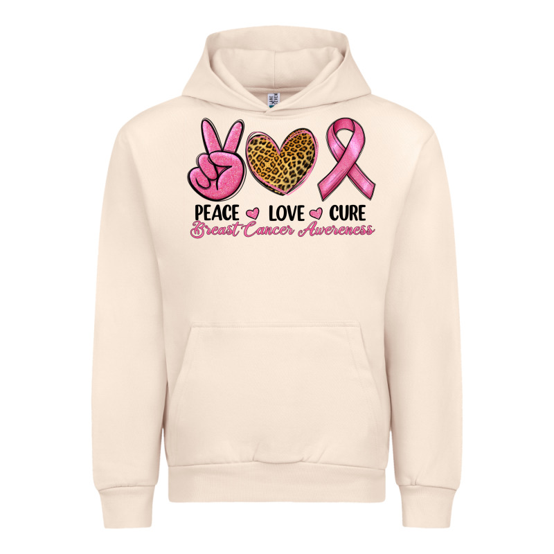Peace Love Cure Urban Hoodie by RanaPortraitStore | Teevron