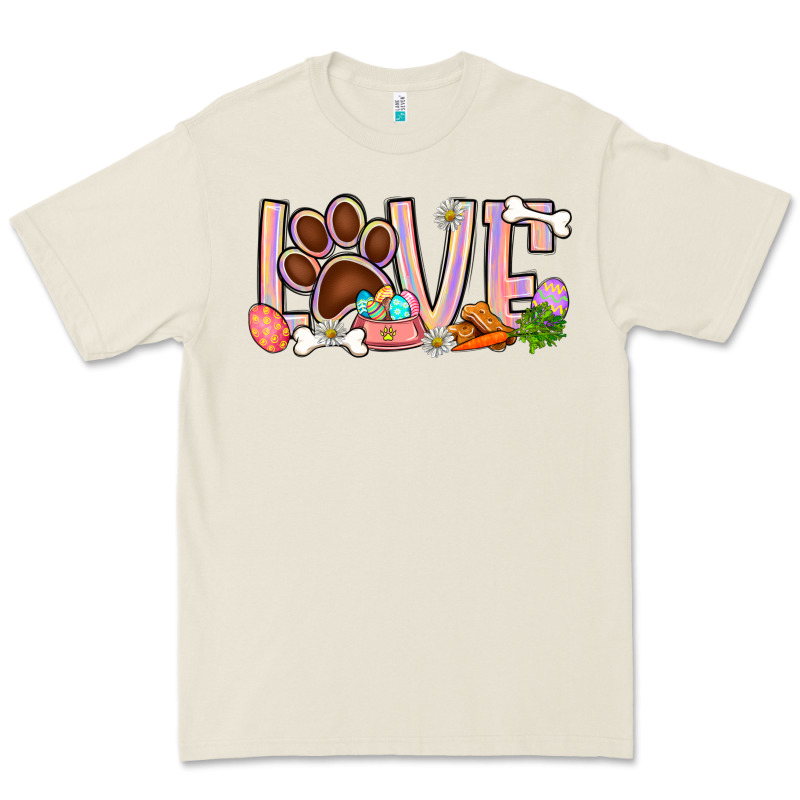 Easter Love Dog Paw Premium Tee by BundleAndBundleShop | Teevron