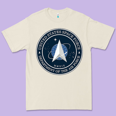 Official United States Space Force Ussf Military Patch Premium Tee Designed By Floraart