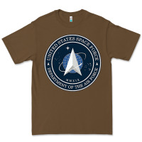 Cacao Official United States Space Force USSF Military Patch Premium Tee - FloraArt