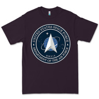 Plum Official United States Space Force USSF Military Patch Premium Tee - FloraArt