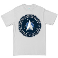 Dove Grey Official United States Space Force USSF Military Patch Premium Tee - FloraArt