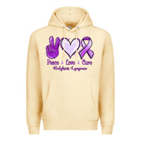 Pina Colada Peace Love Cure Odgkins Lympoma Premium Hoodie - Jasminsmagicworld
