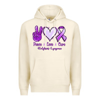 Tofu Peace Love Cure Odgkins Lympoma Premium Hoodie - Jasminsmagicworld