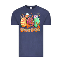 Vintage Denim Happy Easter Eggs Nurse Vintage Tee - LillyAllenDesigns