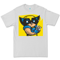Dove Grey snikt i, wolverine Premium Tee - FloraArt