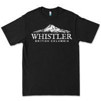 Black whistler british columbia shirt long sleeve, mountain tee Premium Tee - FloraArt