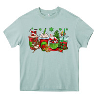 Arona christmas santa claus coffee cups Heavy Core Tee - OliviaCreatesArt