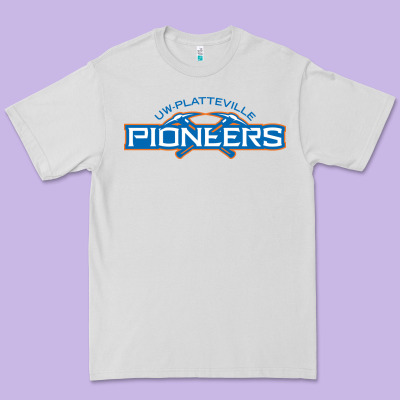 Wisconsin Platteville Pioneers Premium Tee Designed By Floraart