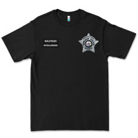 Black CHICAGO P.D - DETECTIVE JAY HALSTEAD - INTELLIGENCE BADGE VEST Premium Tee - FloraArt