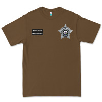 Cacao CHICAGO P.D - DETECTIVE JAY HALSTEAD - INTELLIGENCE BADGE VEST Premium Tee - FloraArt