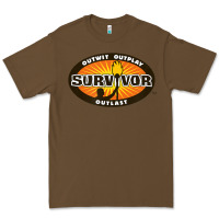 Cacao Survivor Outwit, Outplay, Outlast Premium Tee - FloraArt