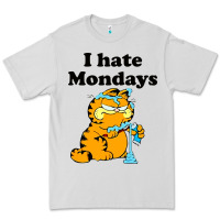 Dove Grey i hate monday Premium Tee - FloraArt