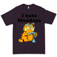 Plum i hate monday Premium Tee - FloraArt