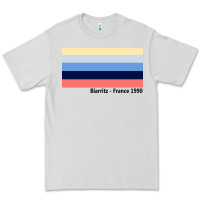 Dove Grey biarritz france 1990 Premium Tee - FloraArt