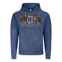 Vintage Denim hair hustler Vintage Hoodie - SublimationCraftShop