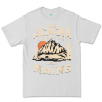 Dove Grey acadia national park maine nature hike outdoors vintage t shirt Premium Tee - ArtMosaic