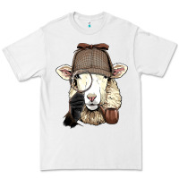 Detective Sheep Lamb Spy Investigator Farmer Sheep Lover 53 Premium Tee | Teevron