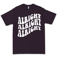 Plum alright alright alright Premium Tee - ArtMosaic