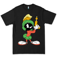 Black marvin the martian looney Premium Tee - ArtMosaic